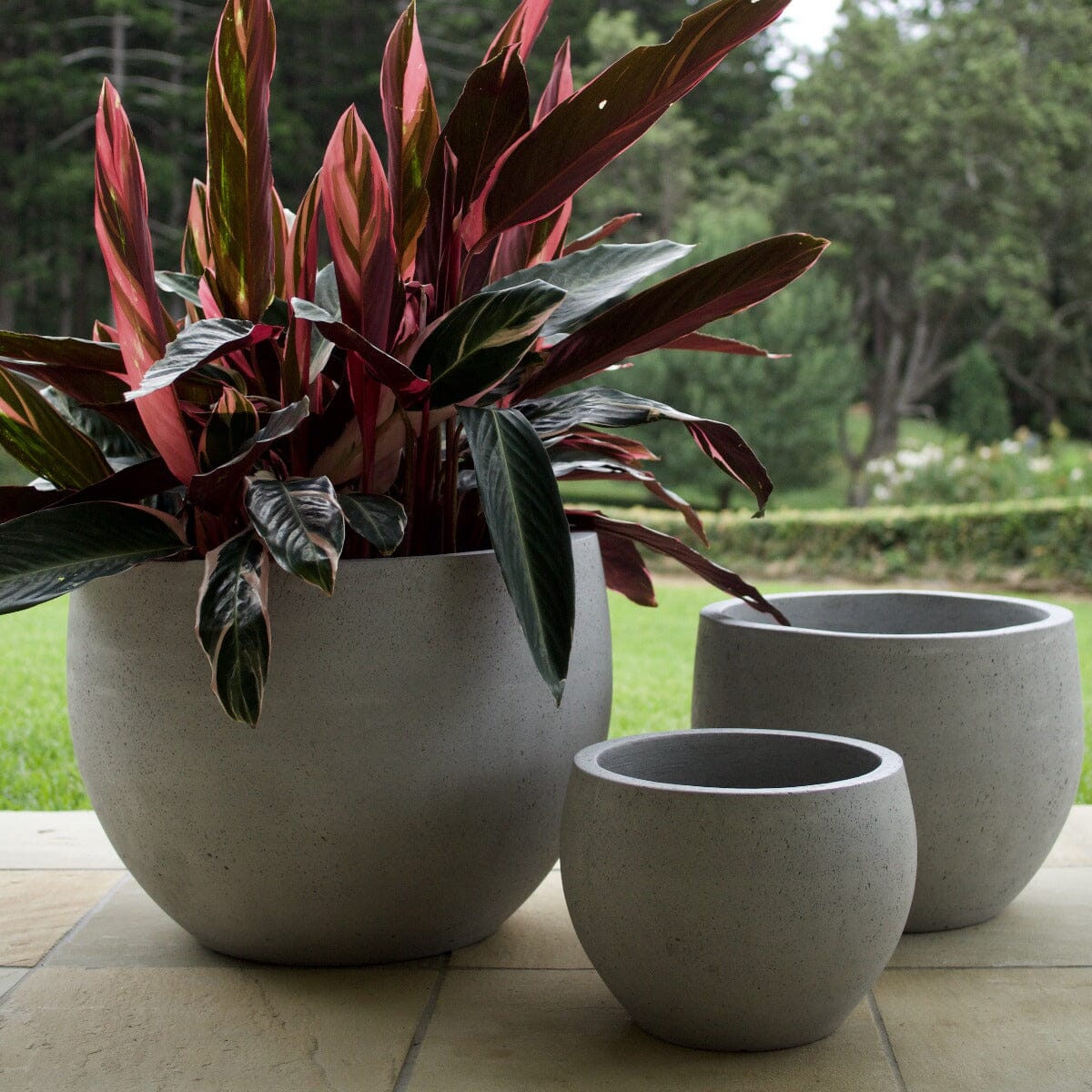 Urban Ball Planter Pots - Terrazzo Brookfield Gardens