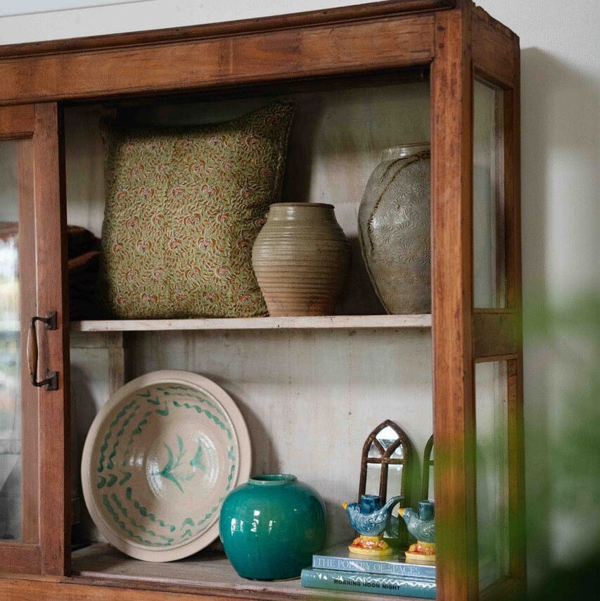 Vintage Indian Glass Almirah BH - Furniture Brookfield Gardens