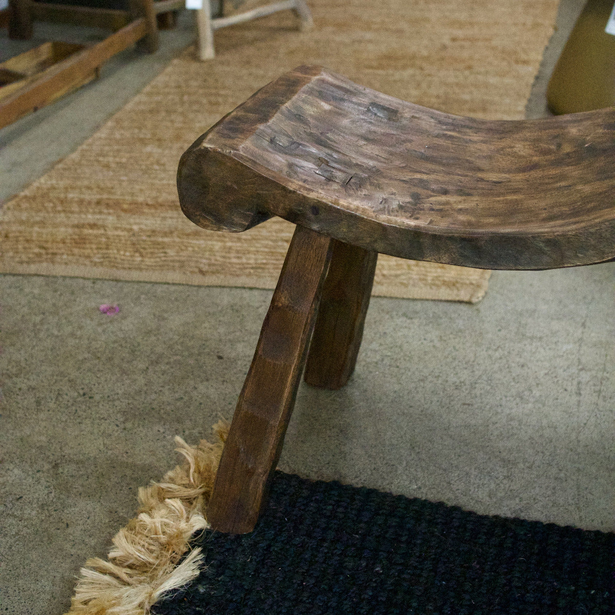Wooden Wave Bench 2 Seater