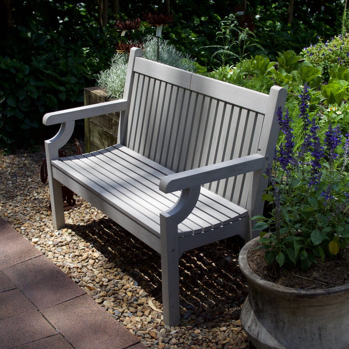 Winawood Sandwick 2 Seater Bench Grey Furniture Brookfield Gardens