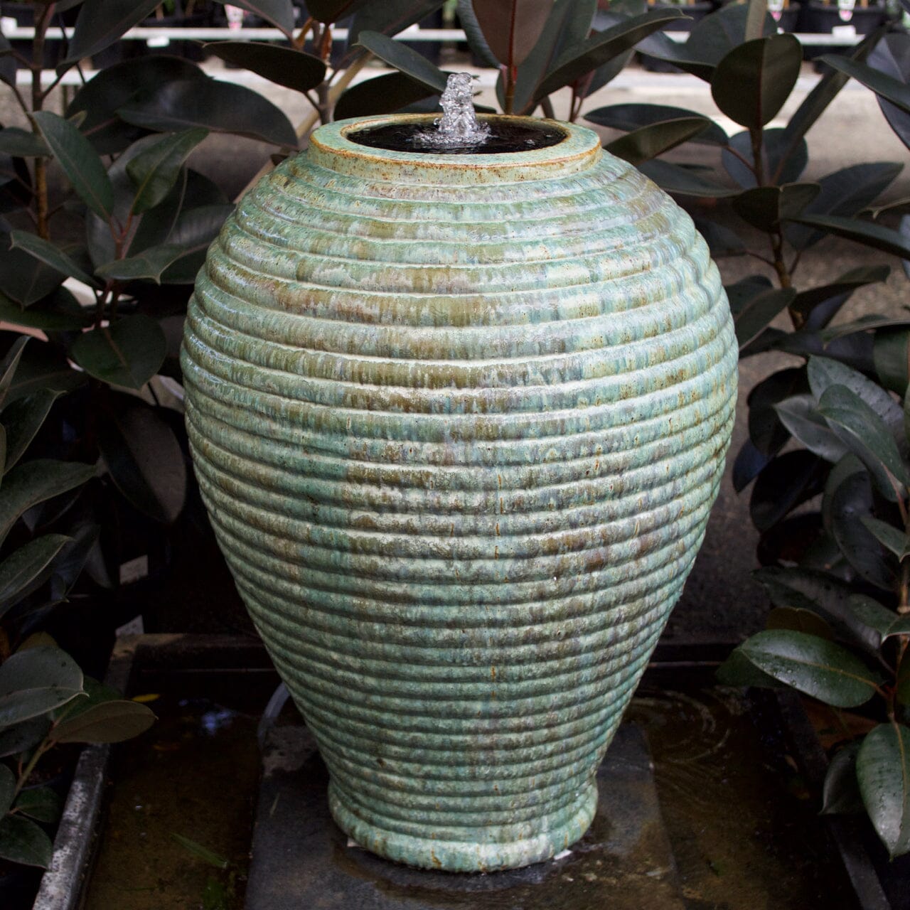 Adobe Jar Fountain inc Base Pump Fountain Packages Brookfield Gardens