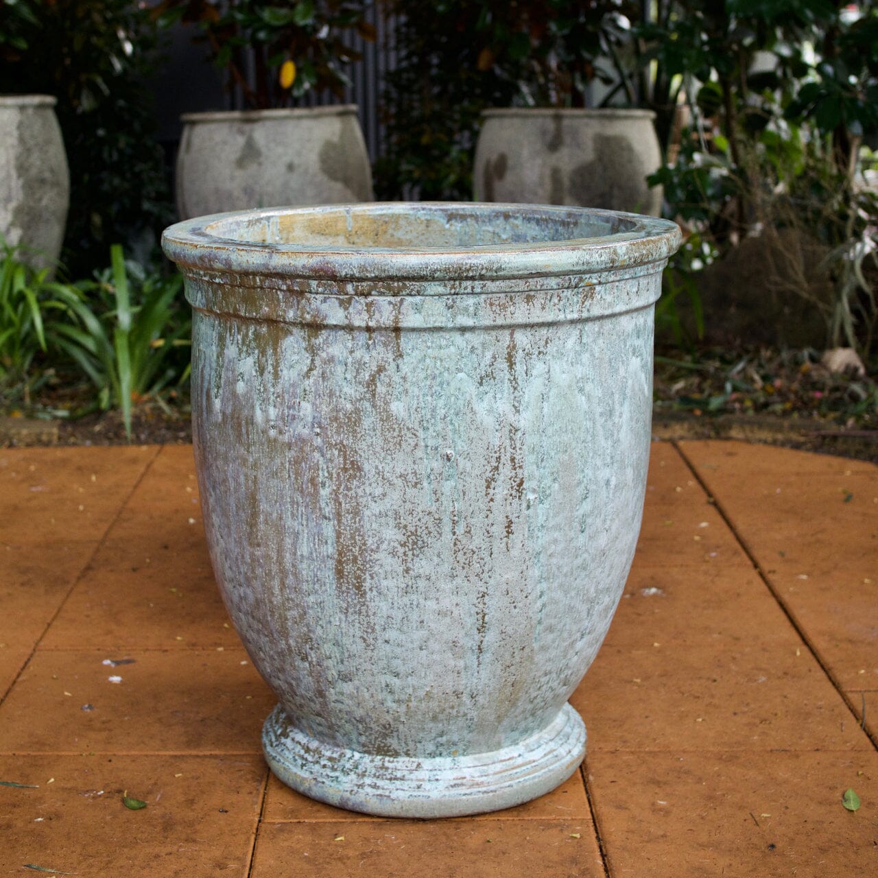 Egg Cup Urn Pots - Glazed Brookfield Gardens