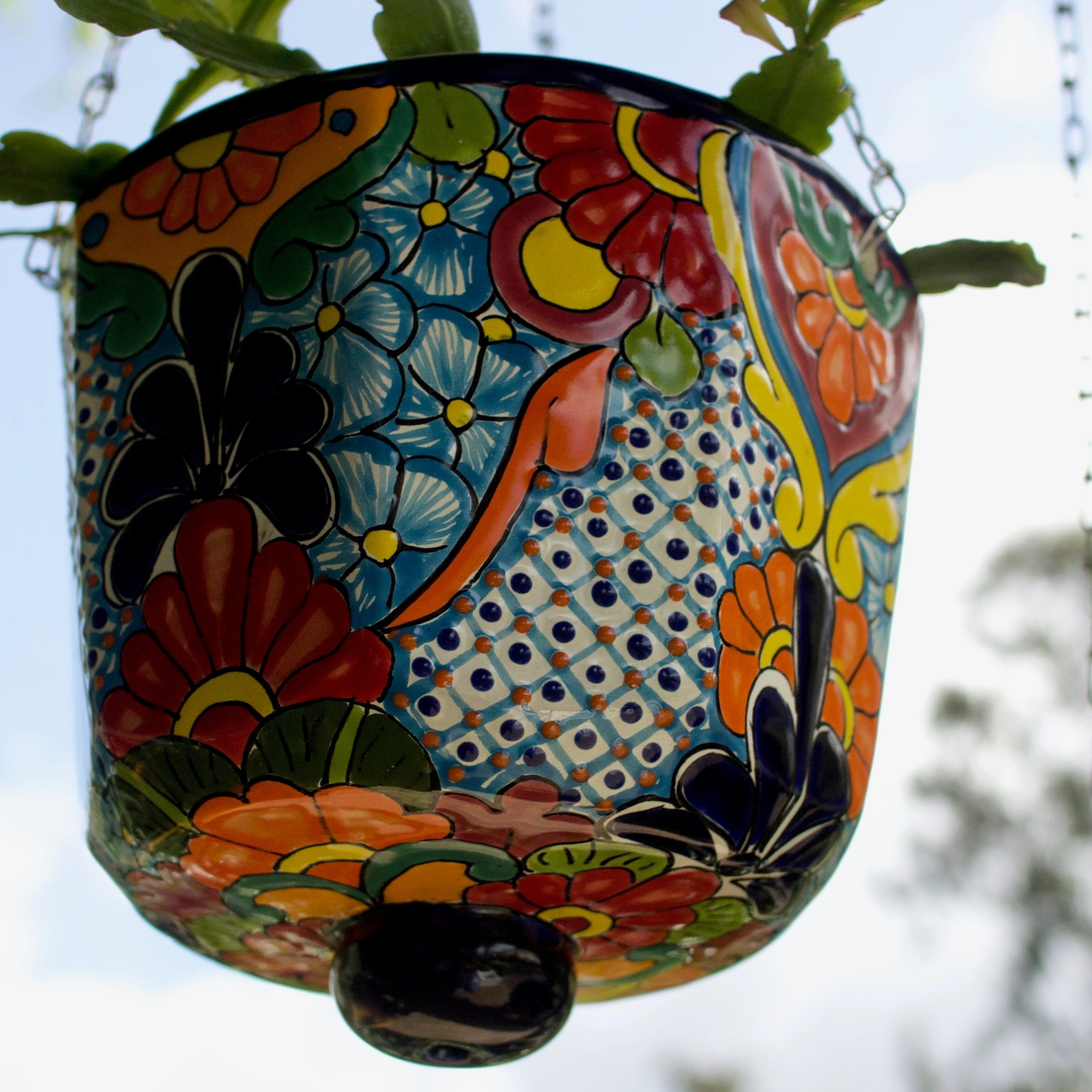 Hanging Planter Octagon 23cm Mexican Brookfield Gardens