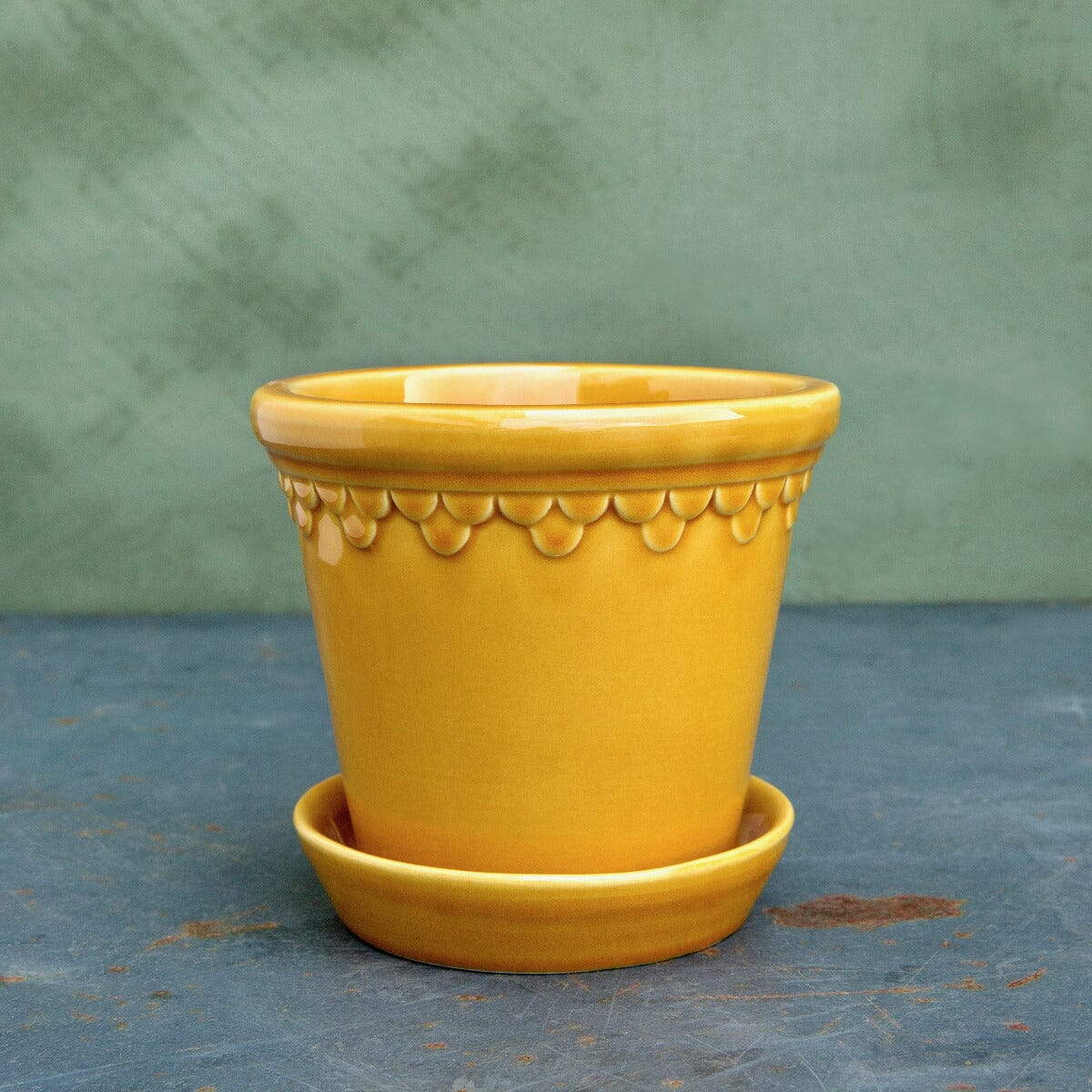 Kobenhavner Amber inc Saucer Florist - Vessels Berg 14cm