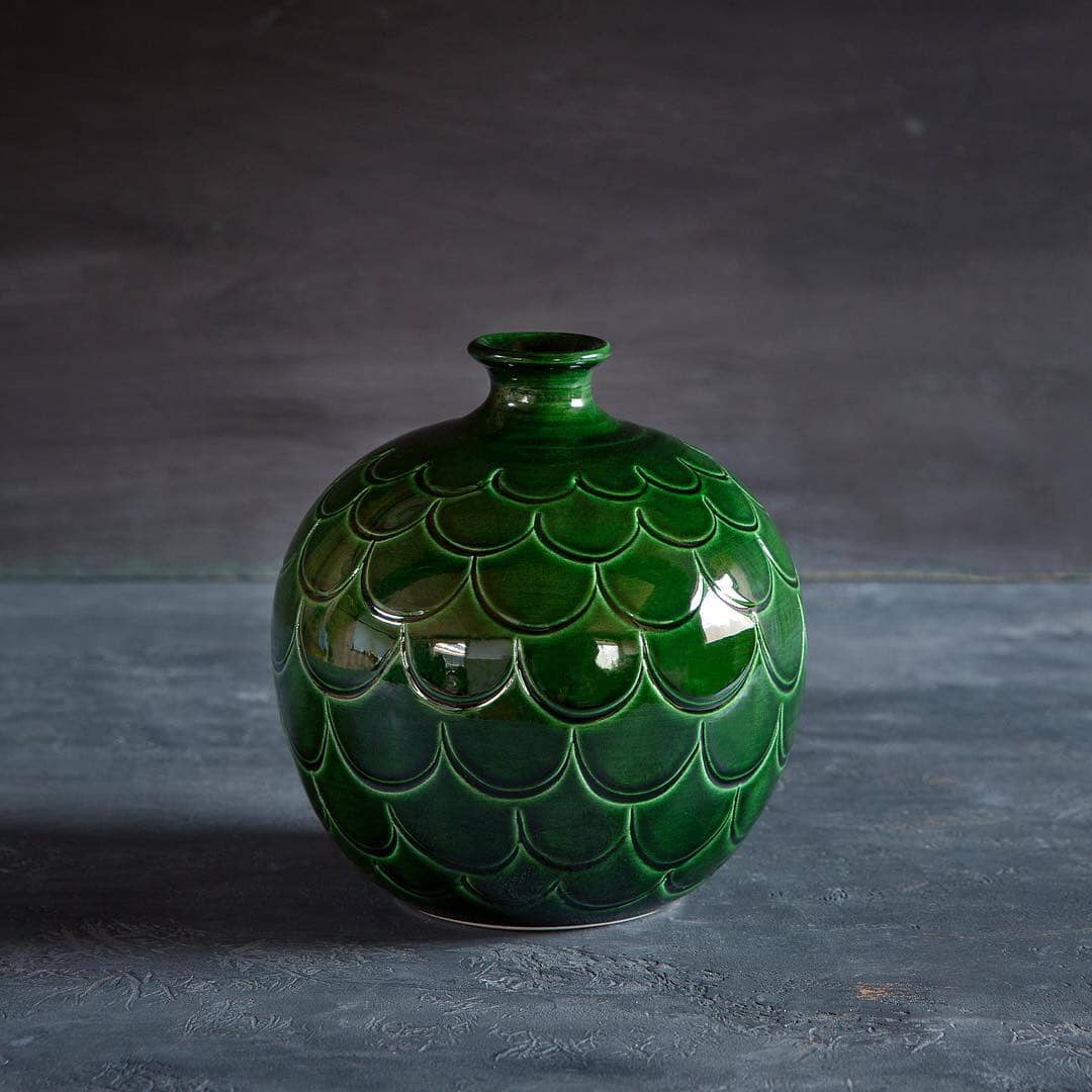 Misty Green Vase Florist - Vessels Berg