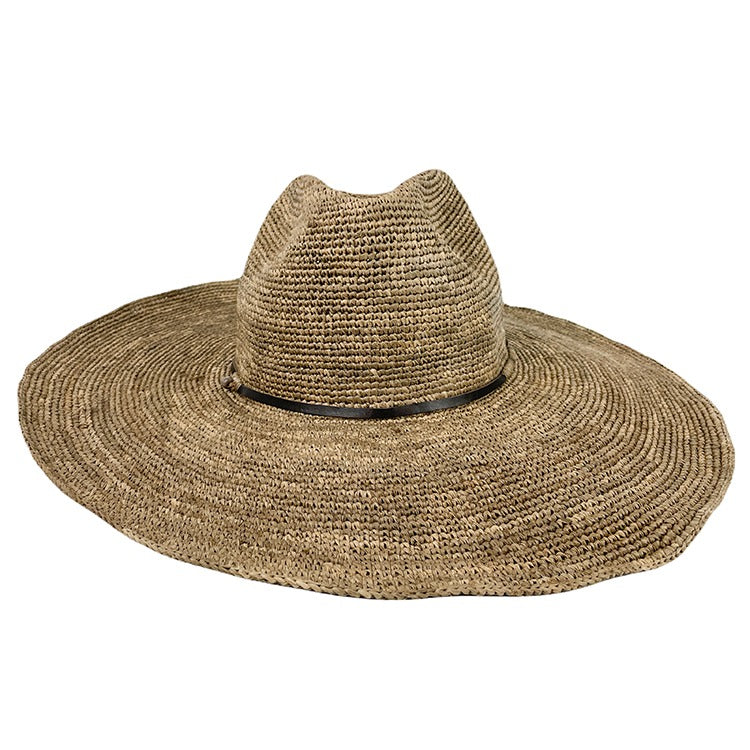 Aziz Hat Tea Braided Leather