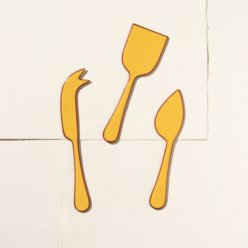 Alder Enamel Cheese Set Chai