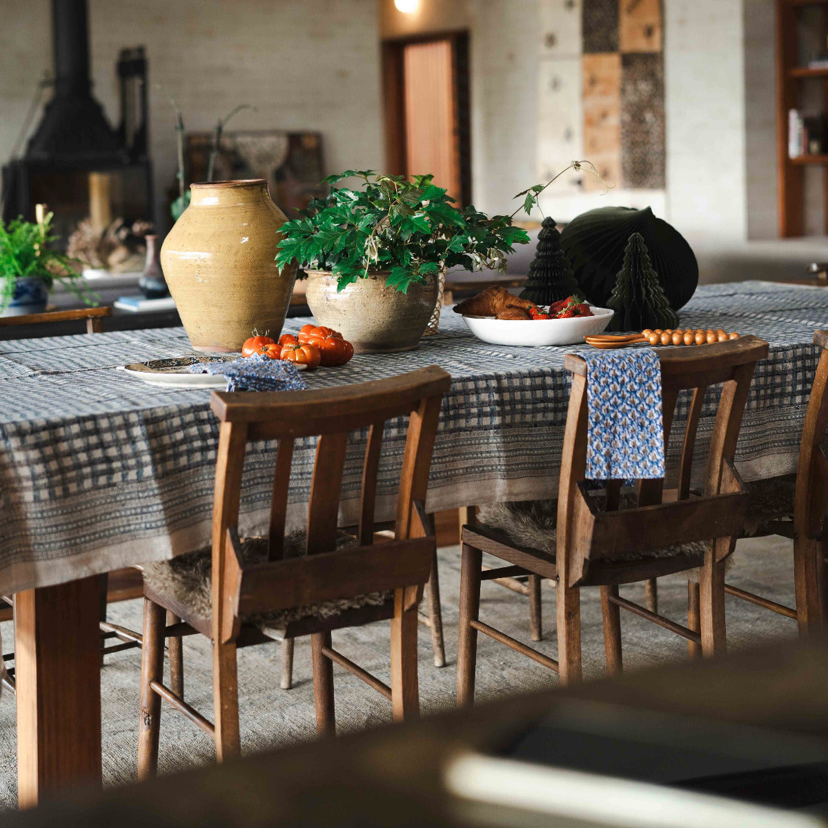 Checking Tablecloth 150 x 270