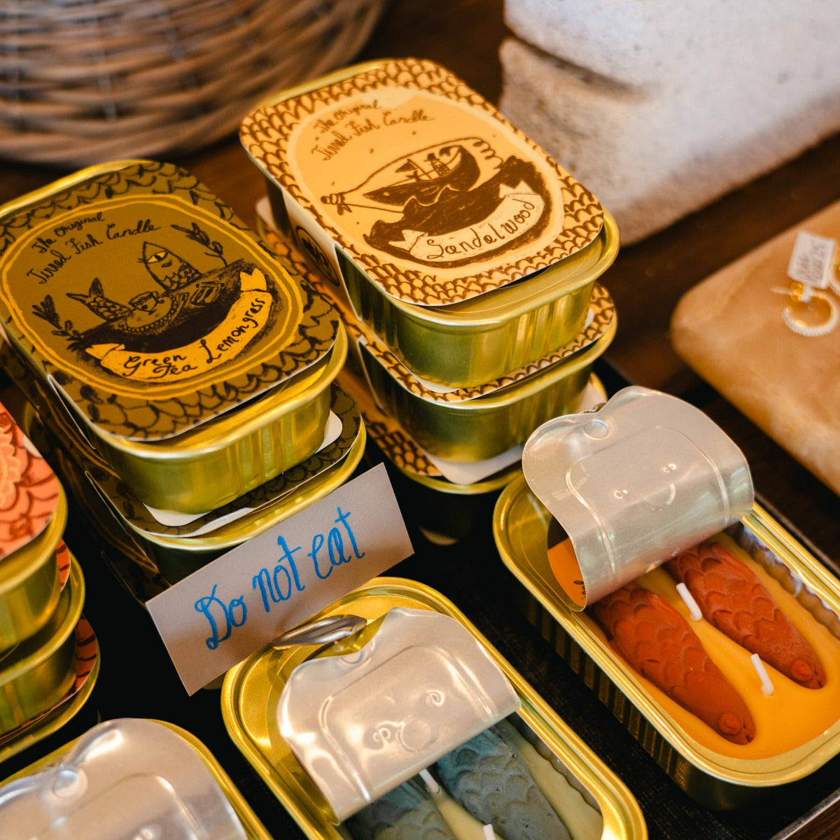 Tinned Fish Candle - Green Tea & Lemongrass