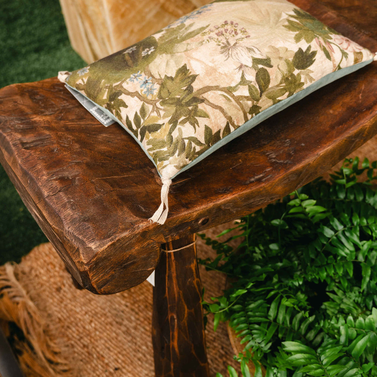 Wooden Wave Bench 3 Seater