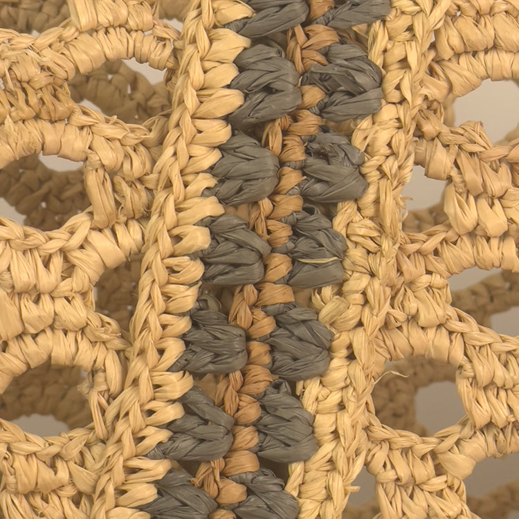 Bodo Bag Raffia Grey