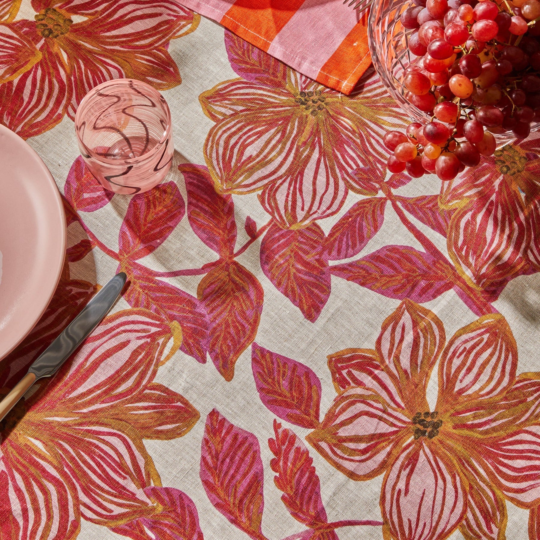Azalea Pink Tablecloth 350 x 170