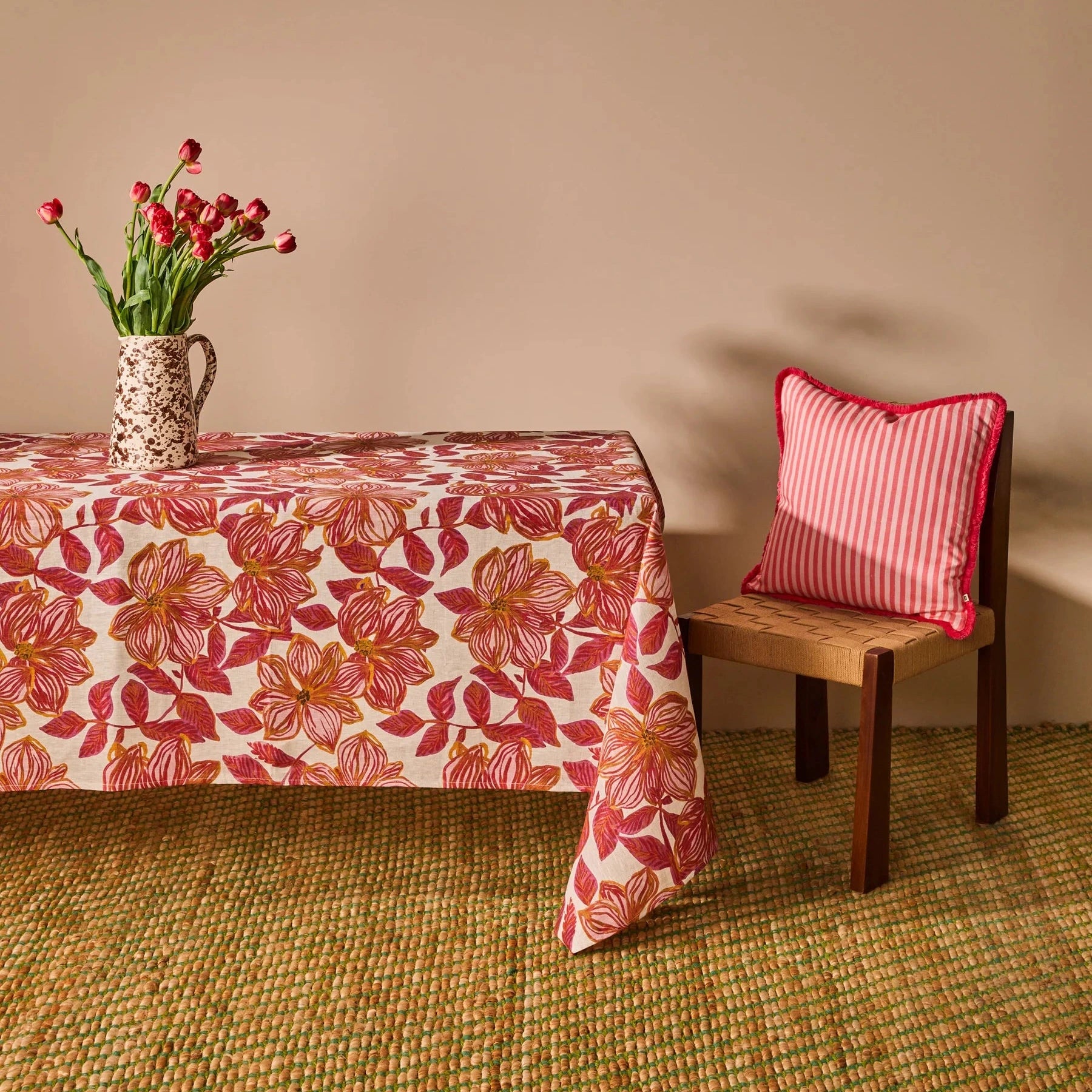 Azalea Pink Tablecloth 350 x 170