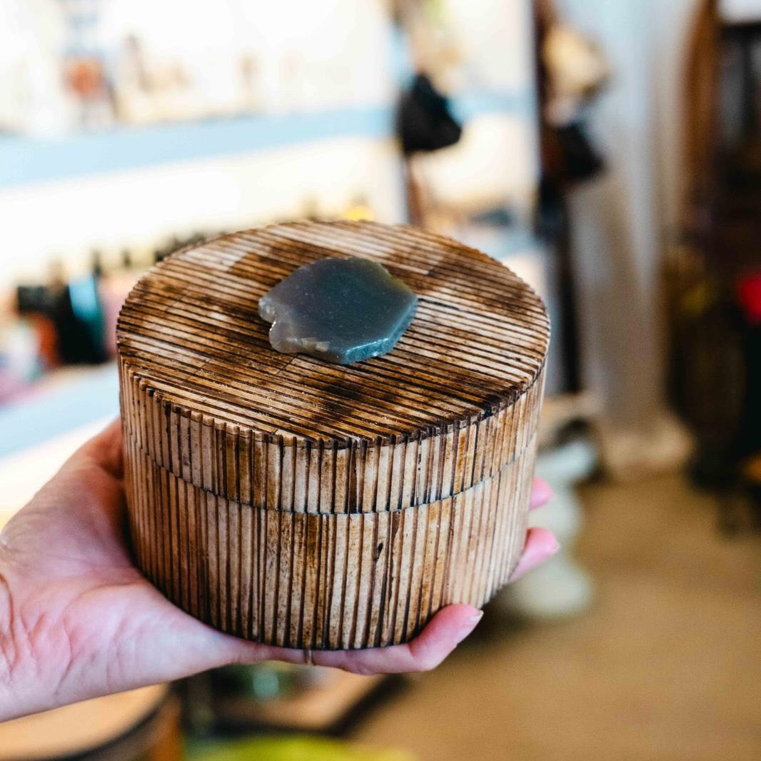 Brune Round Canister unique gift Brisbane home stlying