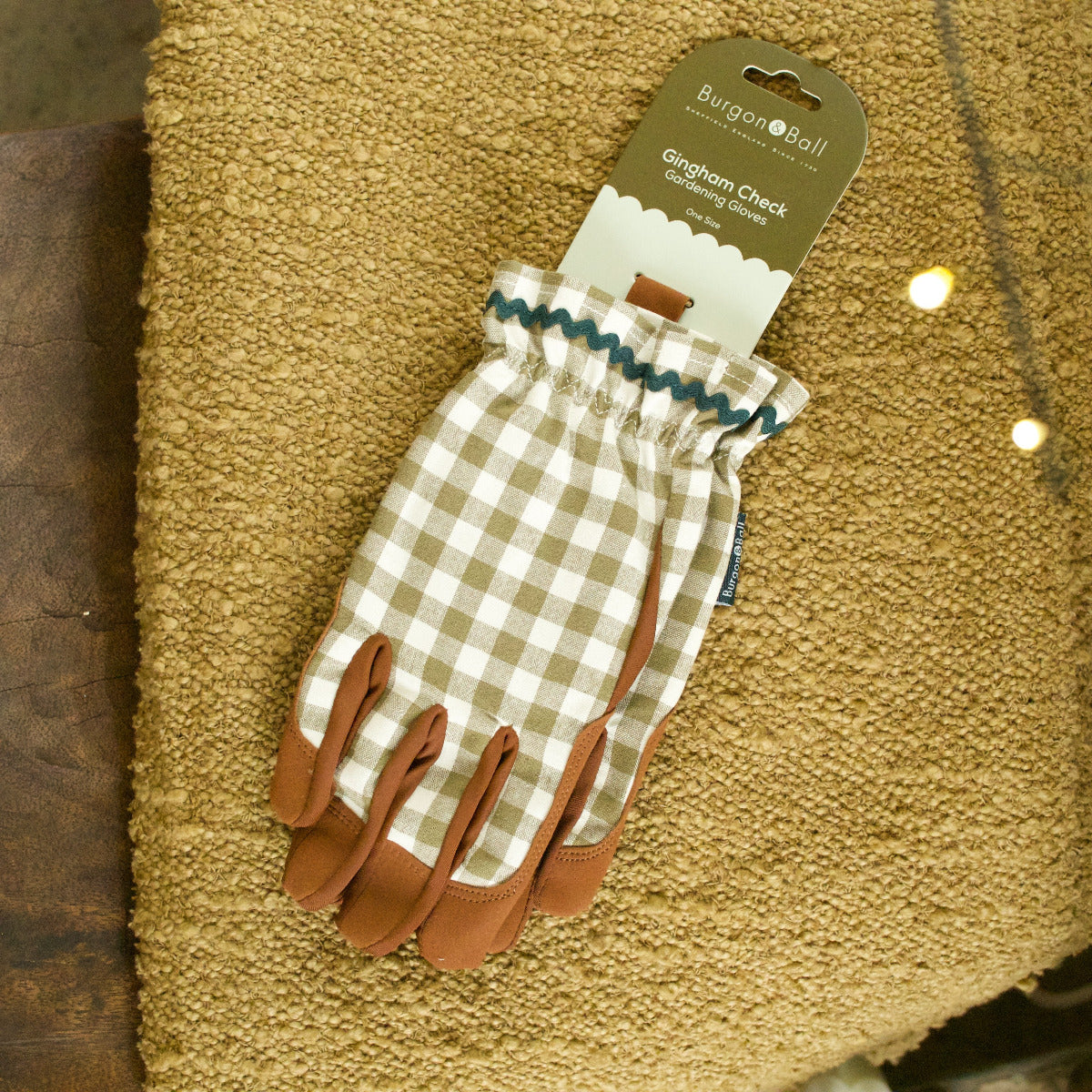 Collectors Glove Olive Check