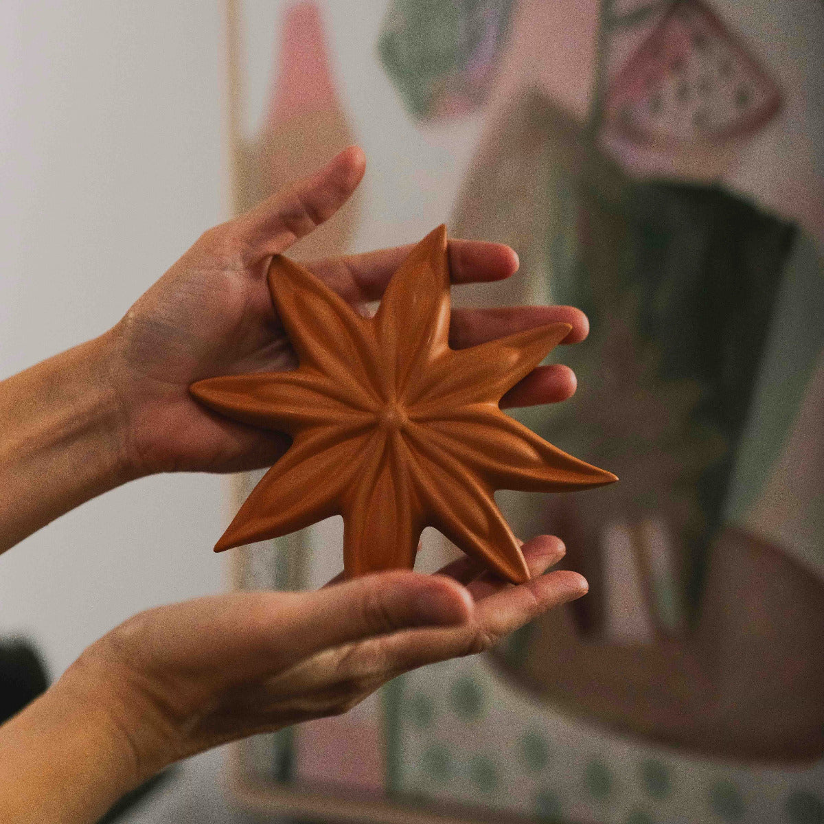 Janis Terracotta Ceramic Star Anise