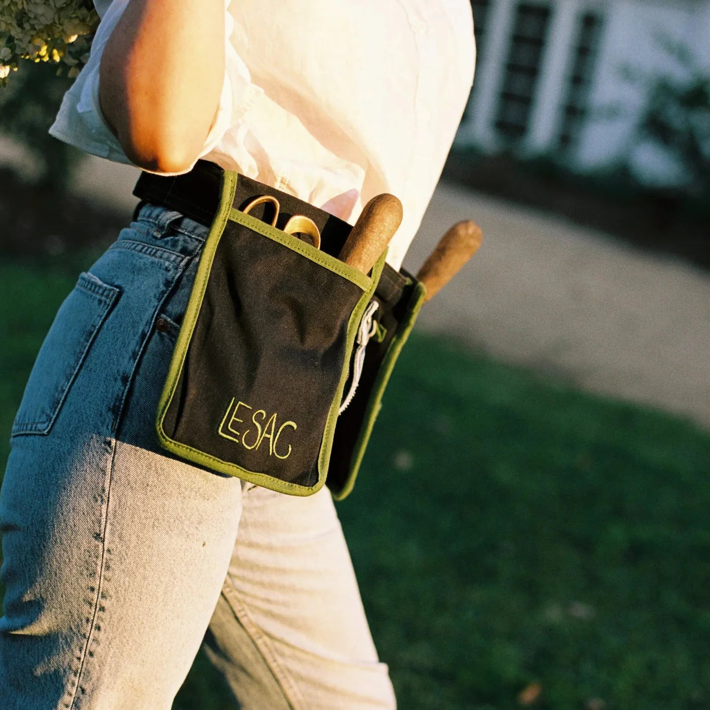 Le Sac Navy w/ Green
