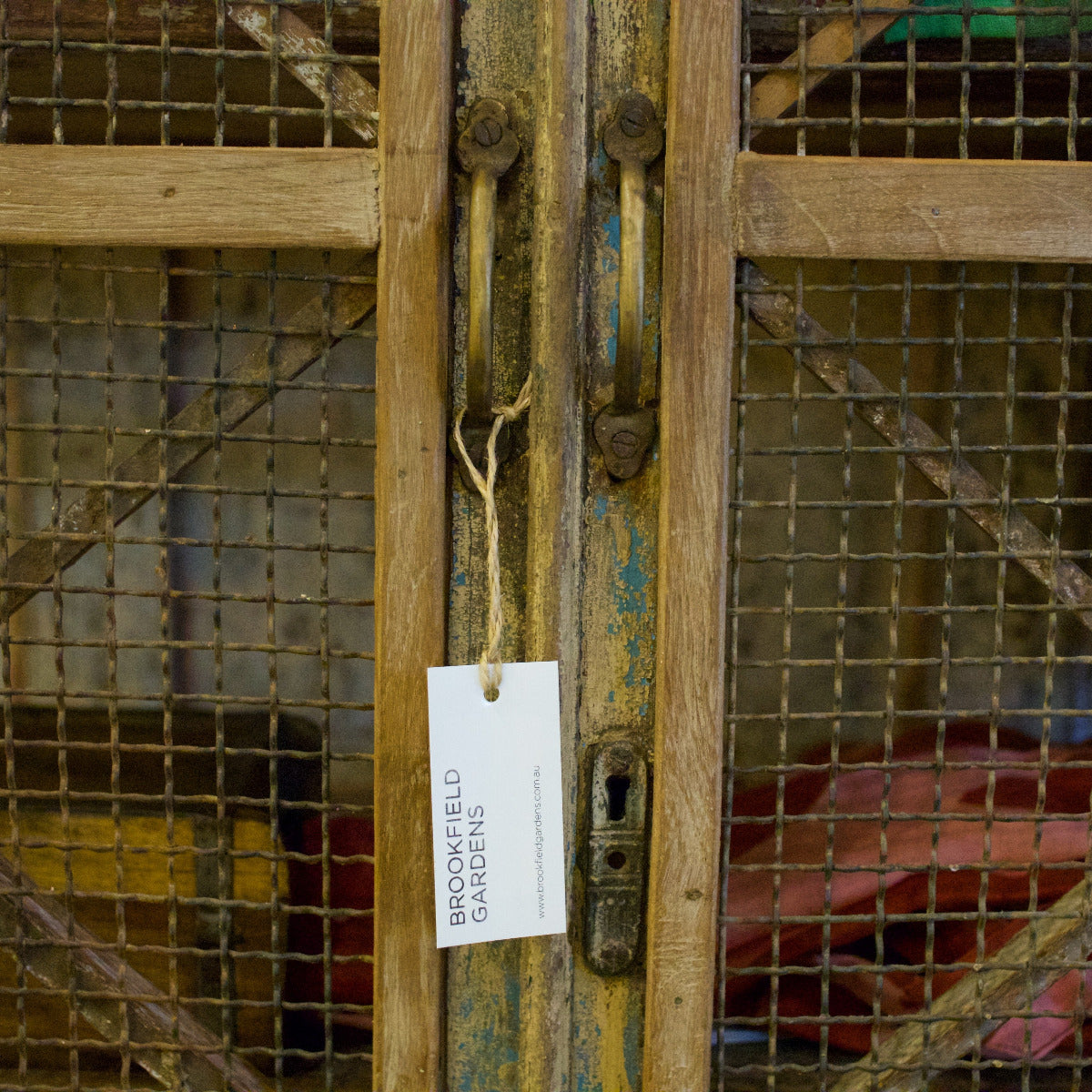 Wooden Iron Jali Almirah