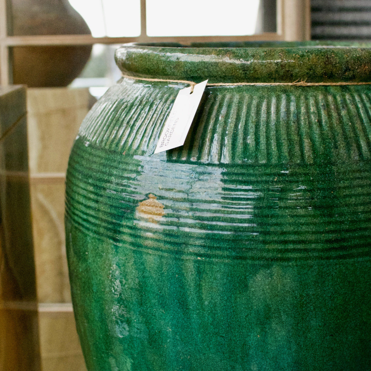 Antique Green Pot