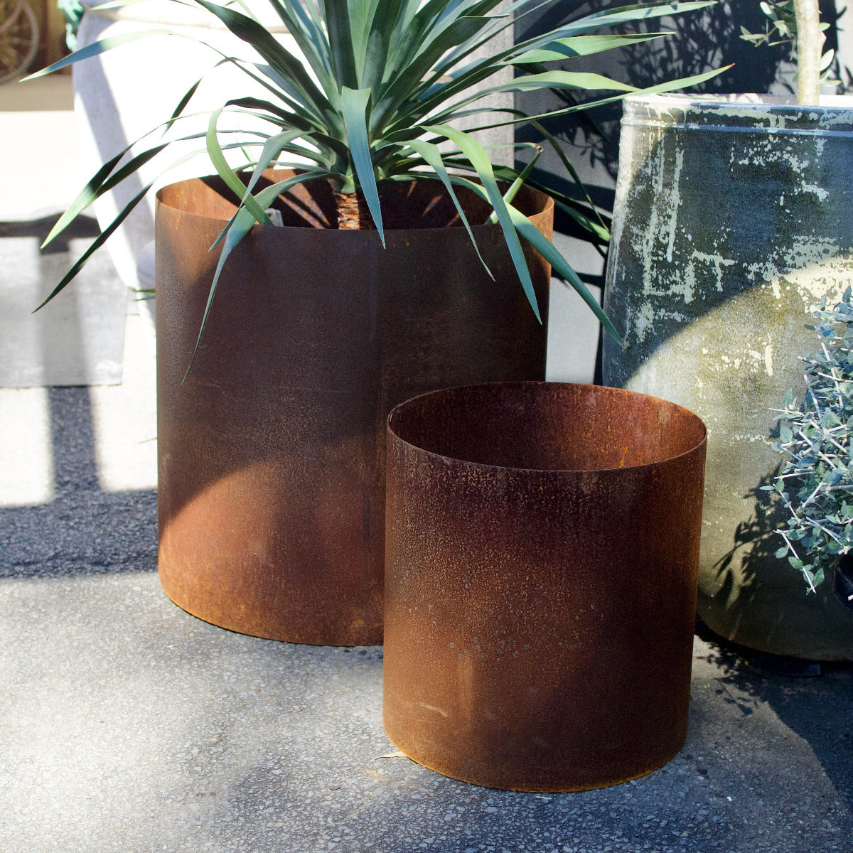 Corten Ring Planter