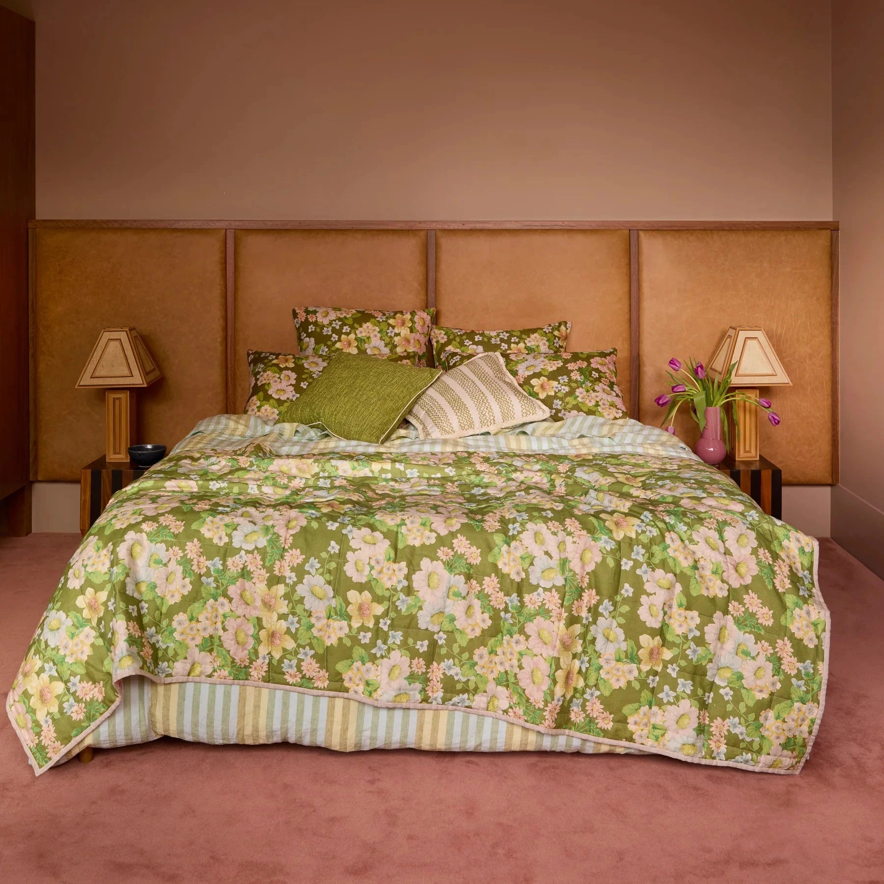 Buttercup Olive Pillowcases