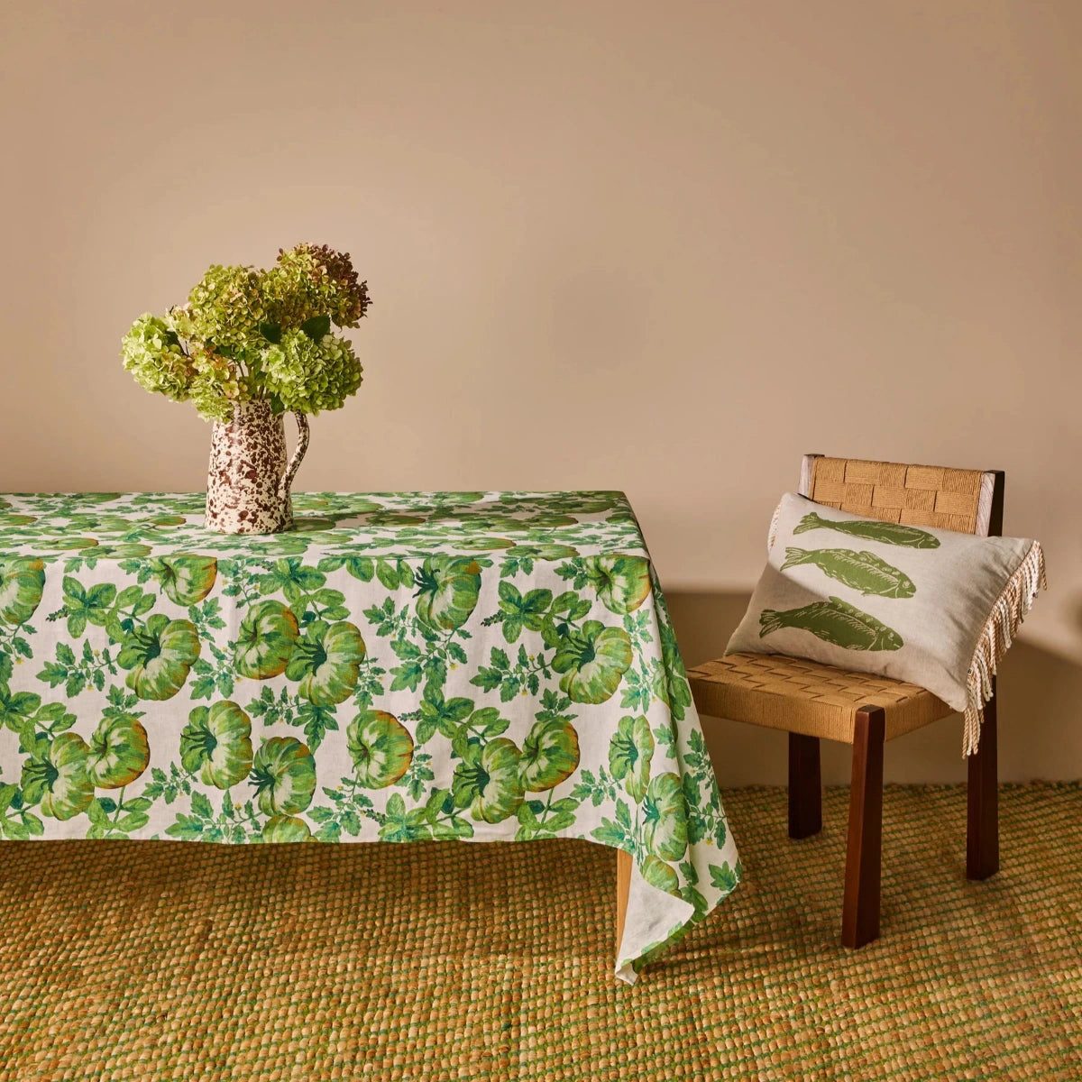 Heirloom Green Tablecloth