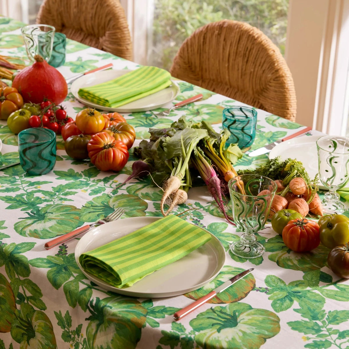 Heirloom Green Tablecloth