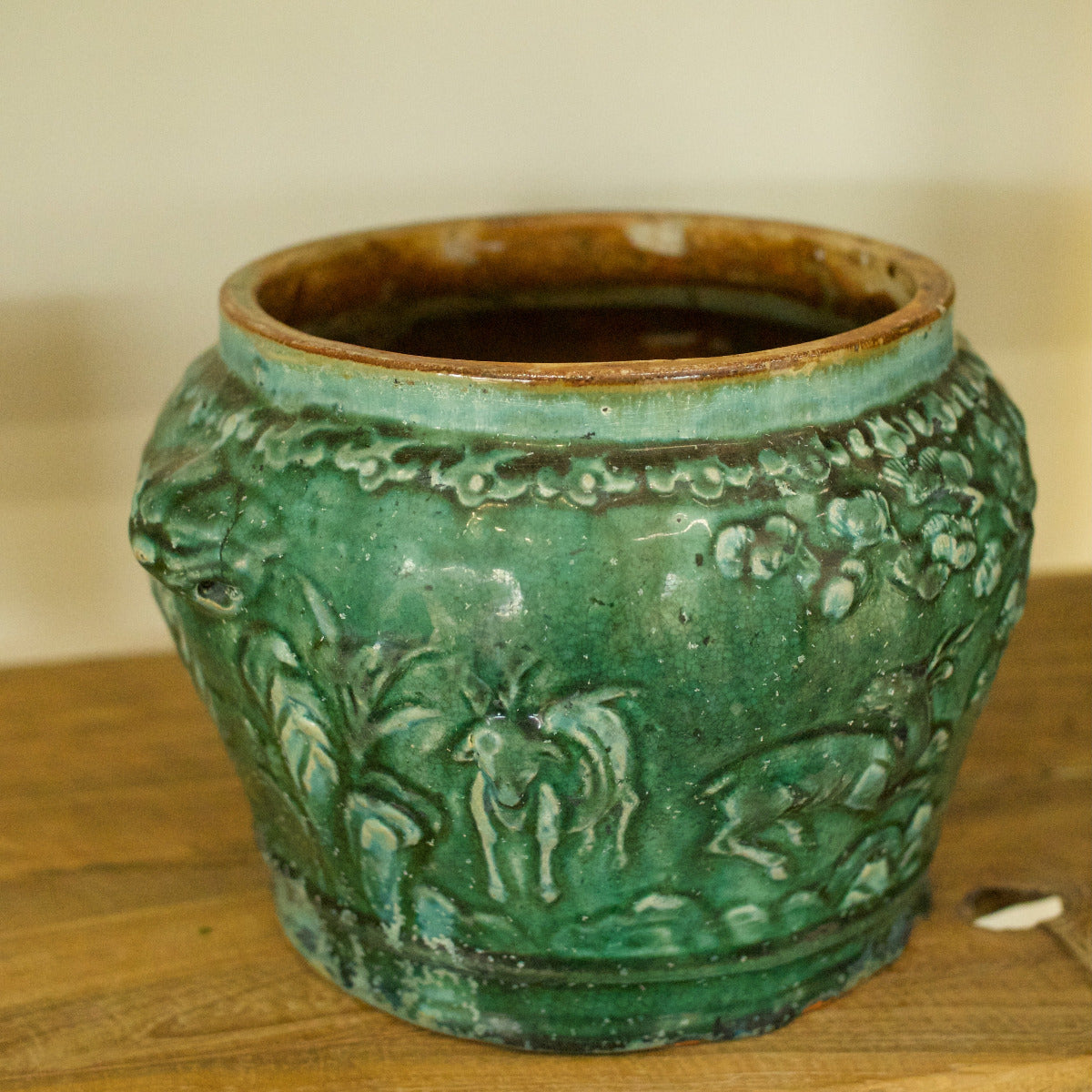Vintage Green Pot - Bureno