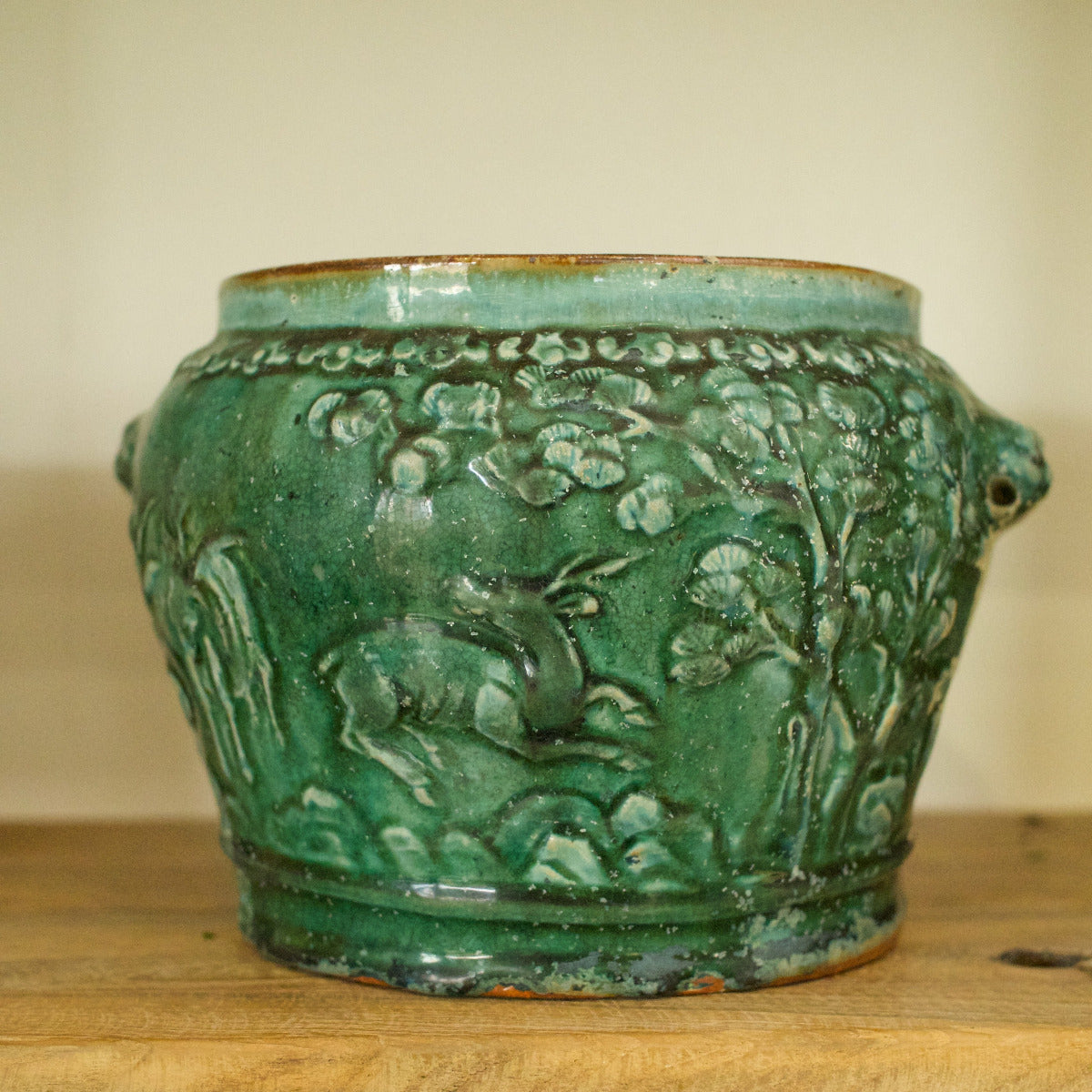 Vintage Green Pot - Bureno