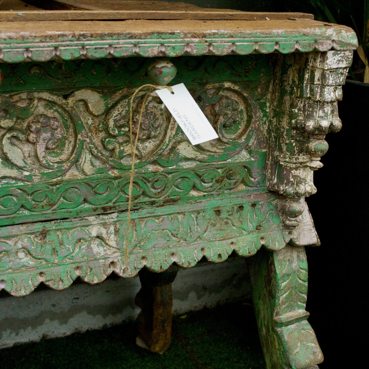 Vintage Wooden Damchiya Table