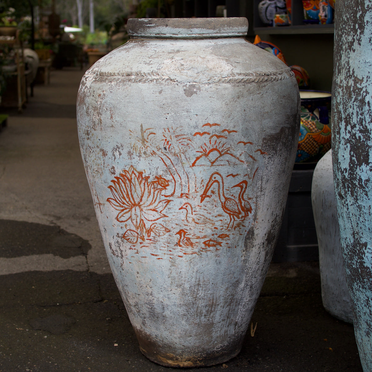 Vintage Terracotta Urn