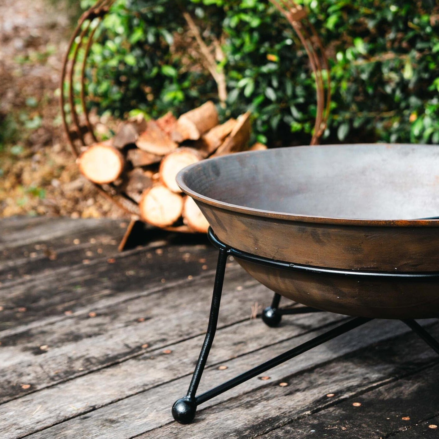 Art Deco Fire Pit and Stand 750 Pots - Cast iron Brookfield Gardens