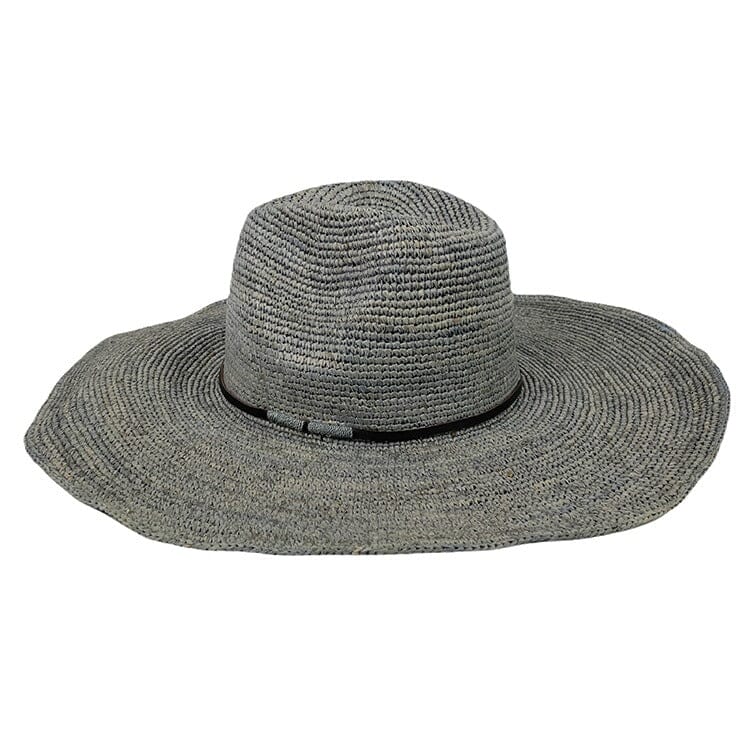 Aziz Hat Leather Light Grey PL - Hats Brookfield Gardens 