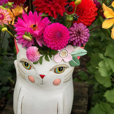 Baby Pretty Kitty Planter Pots - Animals/Faces Brookfield Gardens