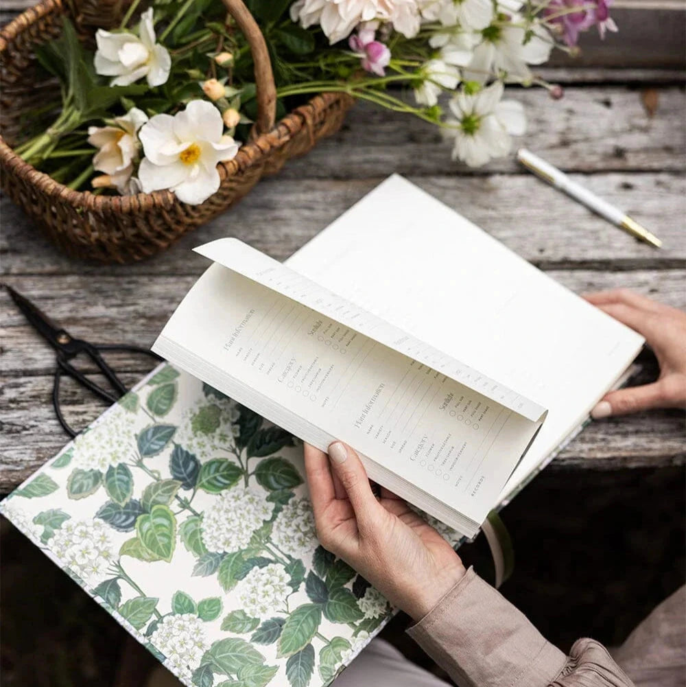 Bespoke Letterpress Gardening Journal PL Stationery Brookfield Gardens 