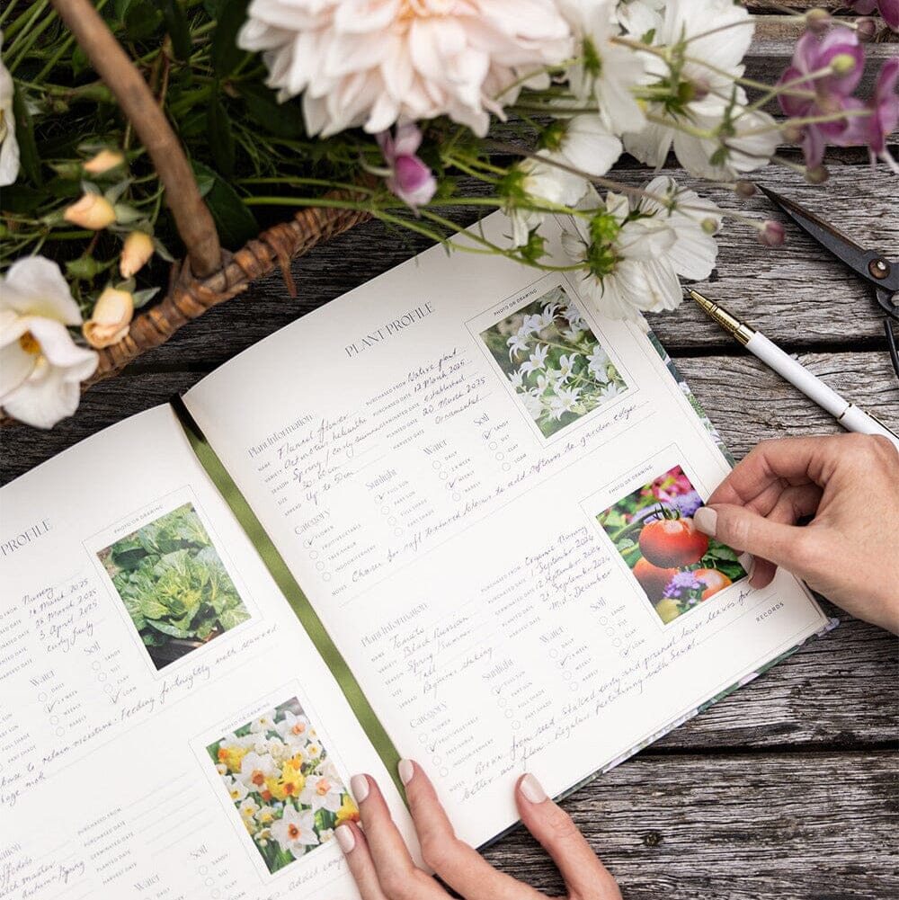 Bespoke Letterpress Gardening Journal PL Stationery Brookfield Gardens 