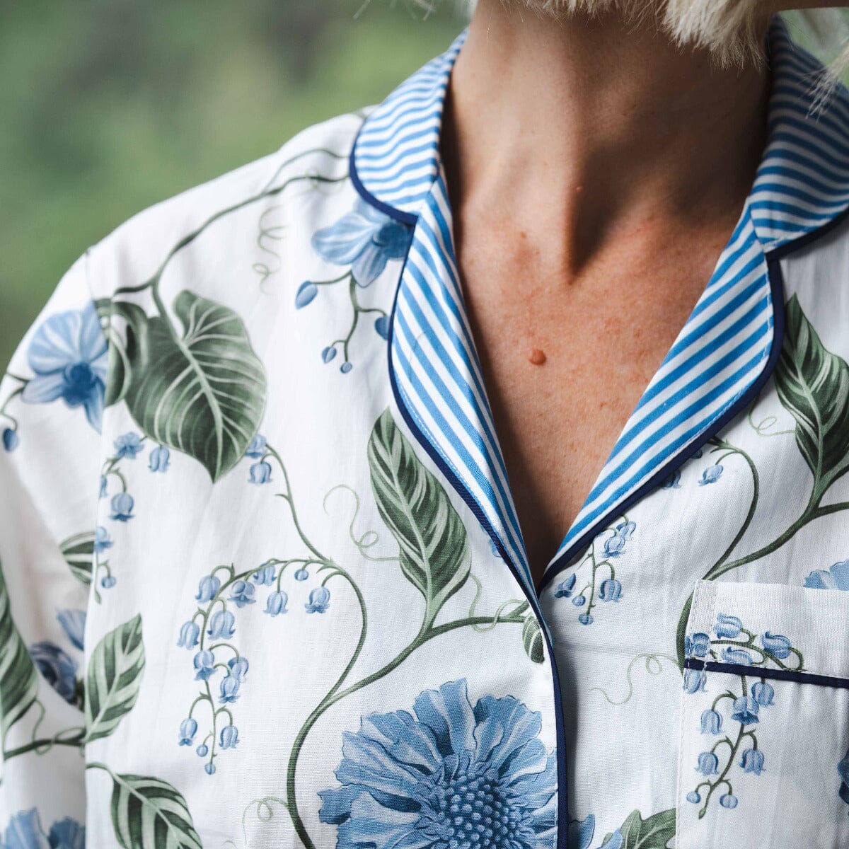 Blue Floral Pyjama Set PL Homewares Brookfield Gardens 