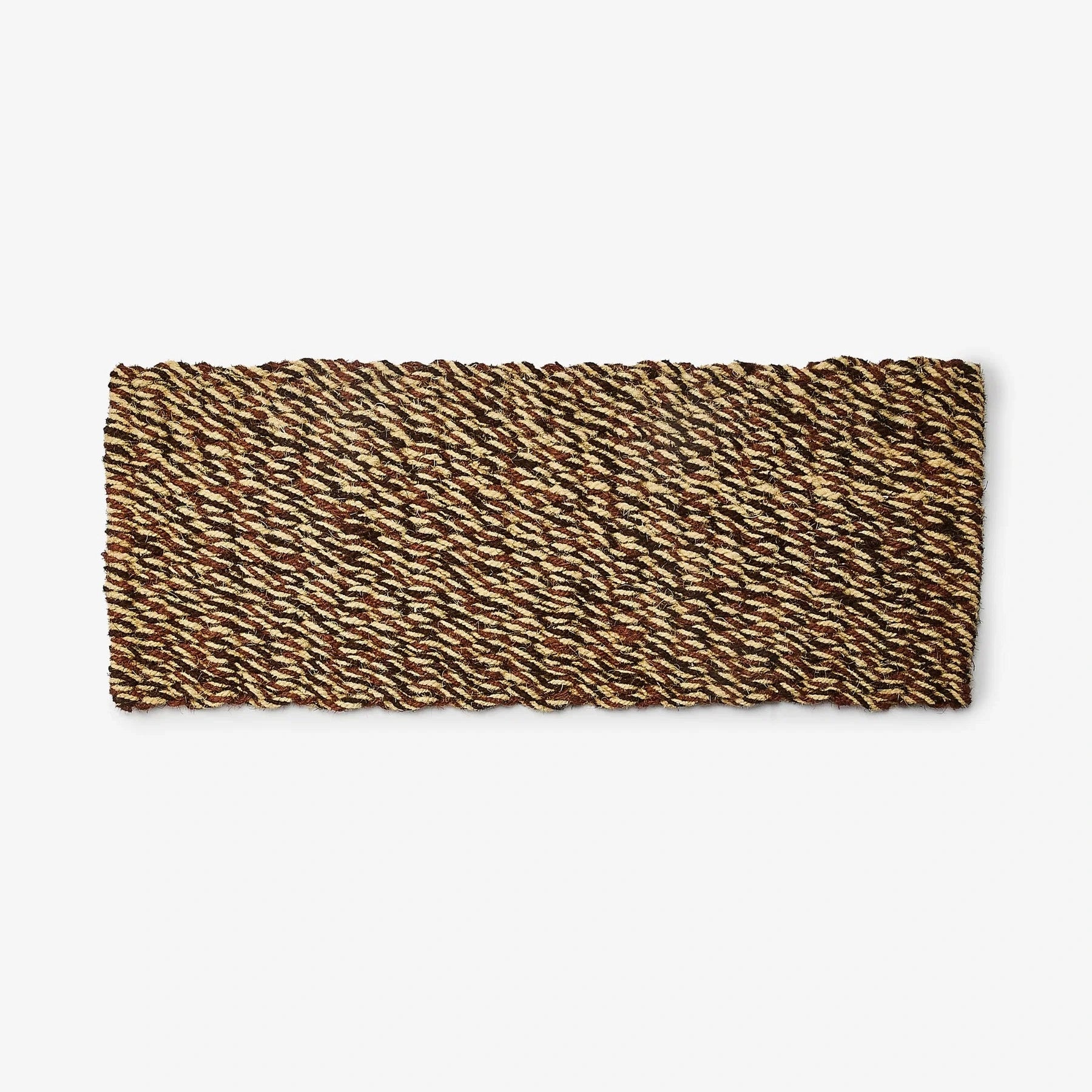 Bonnie and Neil Brown Jute Door Mat made from sturdy woven jute rope in warm natural brown tones.