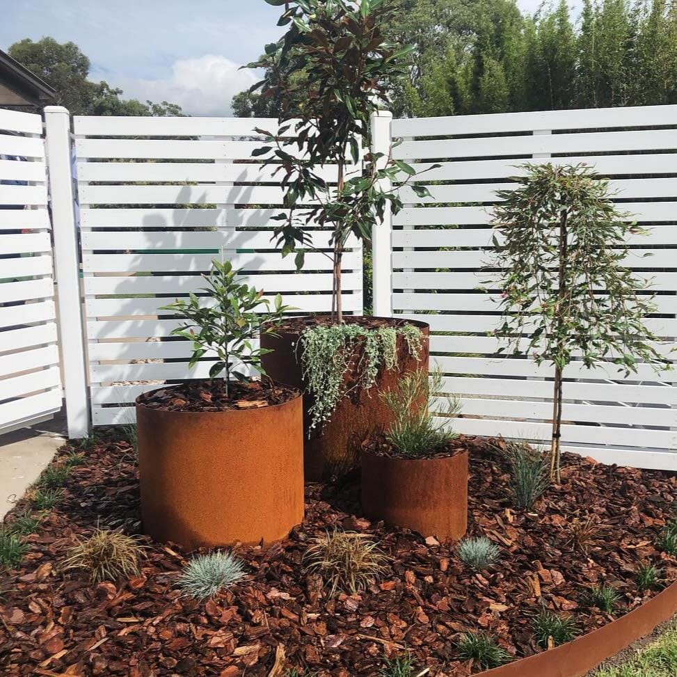 Corten Ring Planter Pots - Cast iron Brookfield Gardens 