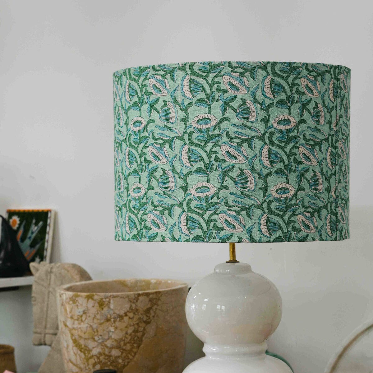 Custom Lampshade Walter G Marbella Linen PL Homewares Brookfield Gardens 