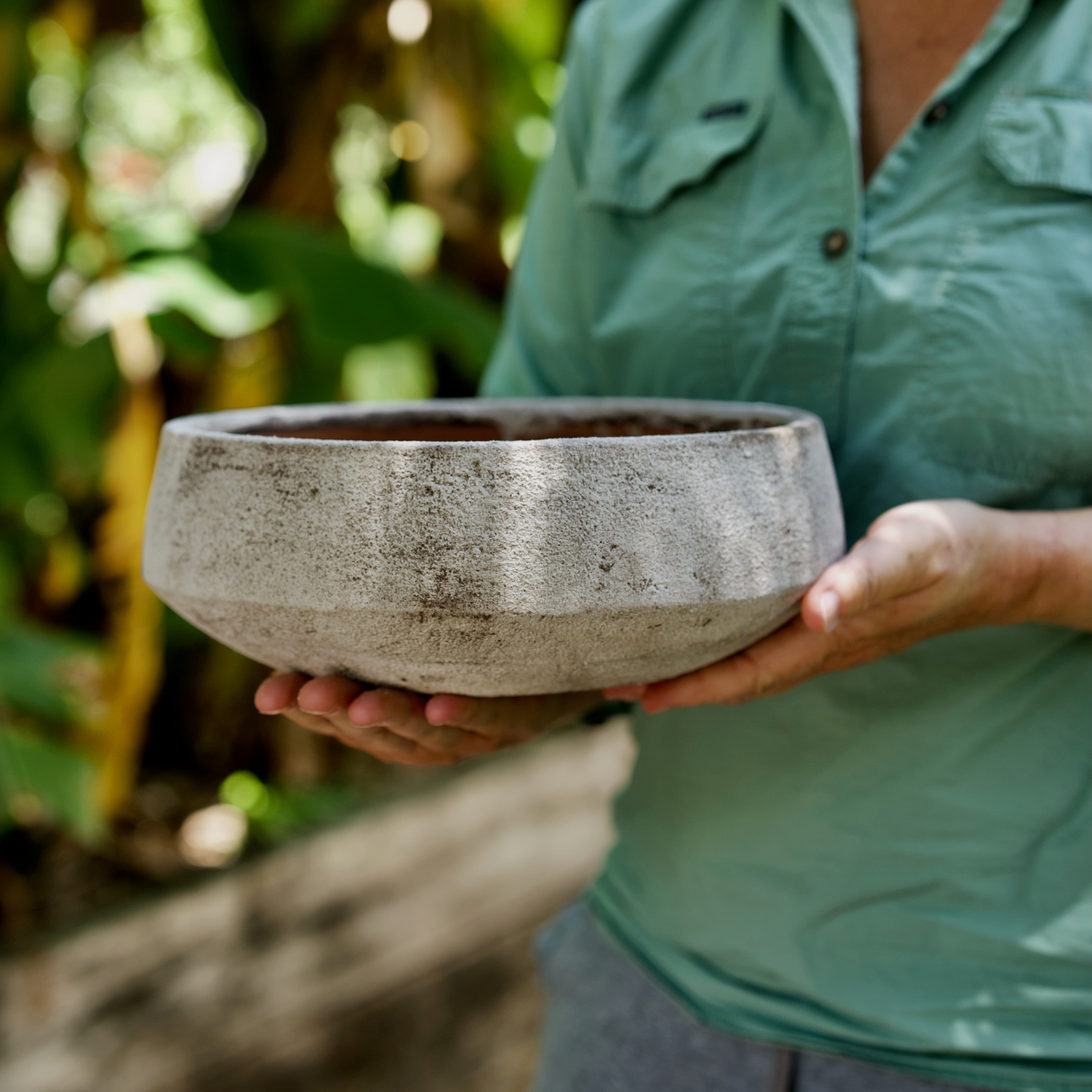 Ganache Low Bowl Pots - Terracotta Brookfield Gardens 