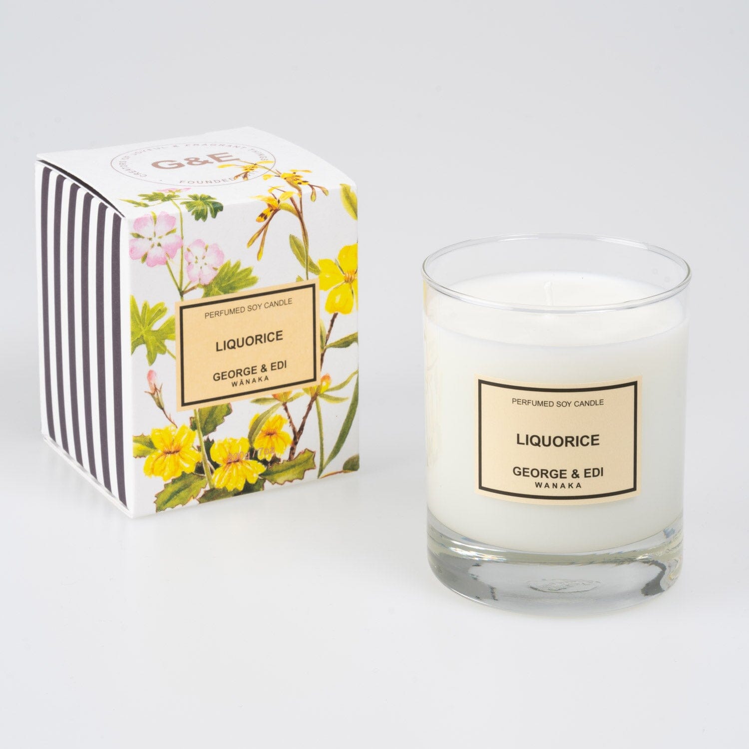 George & Edi Candle Liquorice BH - Gifts Brookfield Gardens 