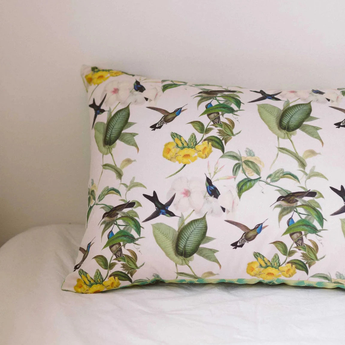 Hummingbird Organic Cotton Pillowcase BH - Bedding Brookfield Gardens 