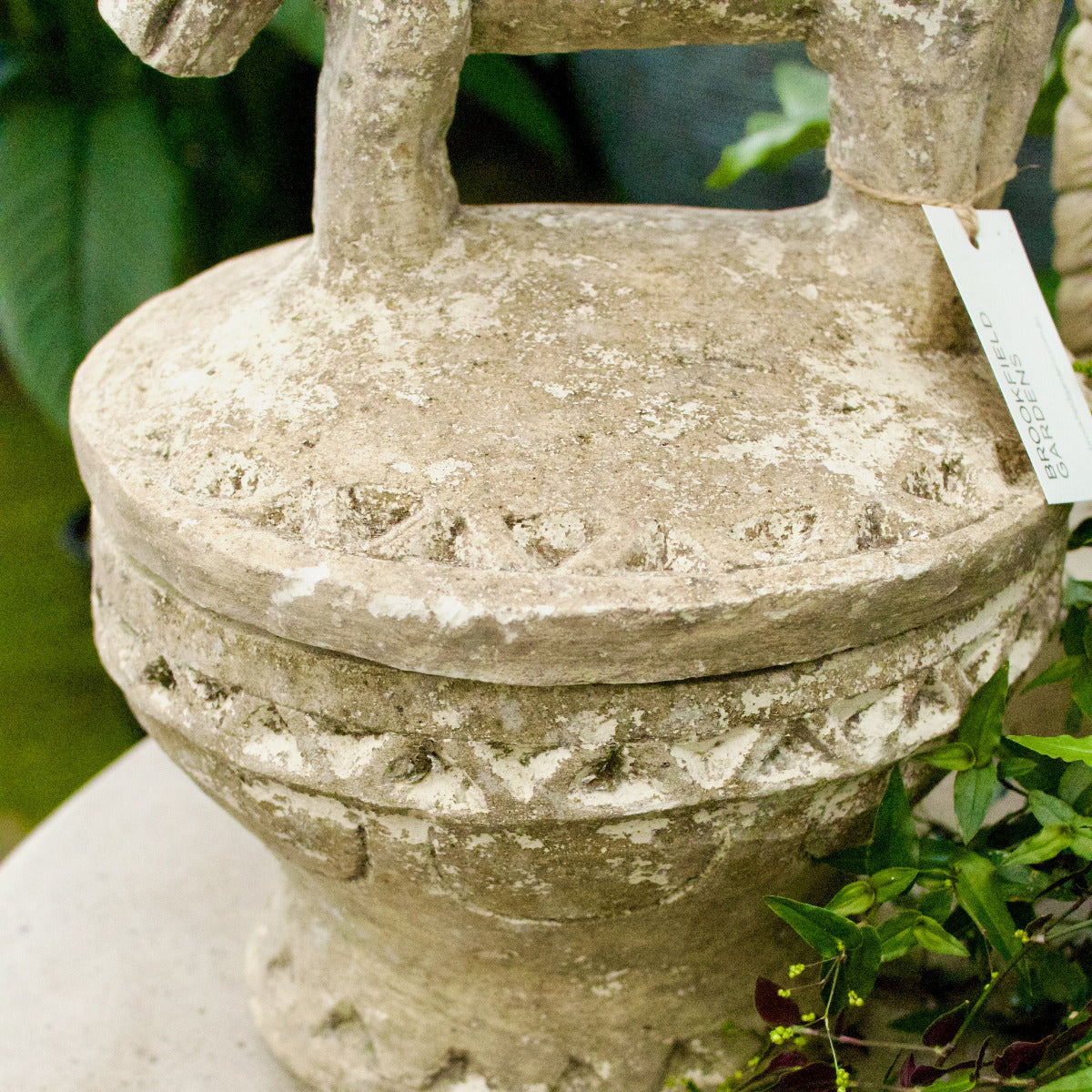 Limestone Bowl with Lid