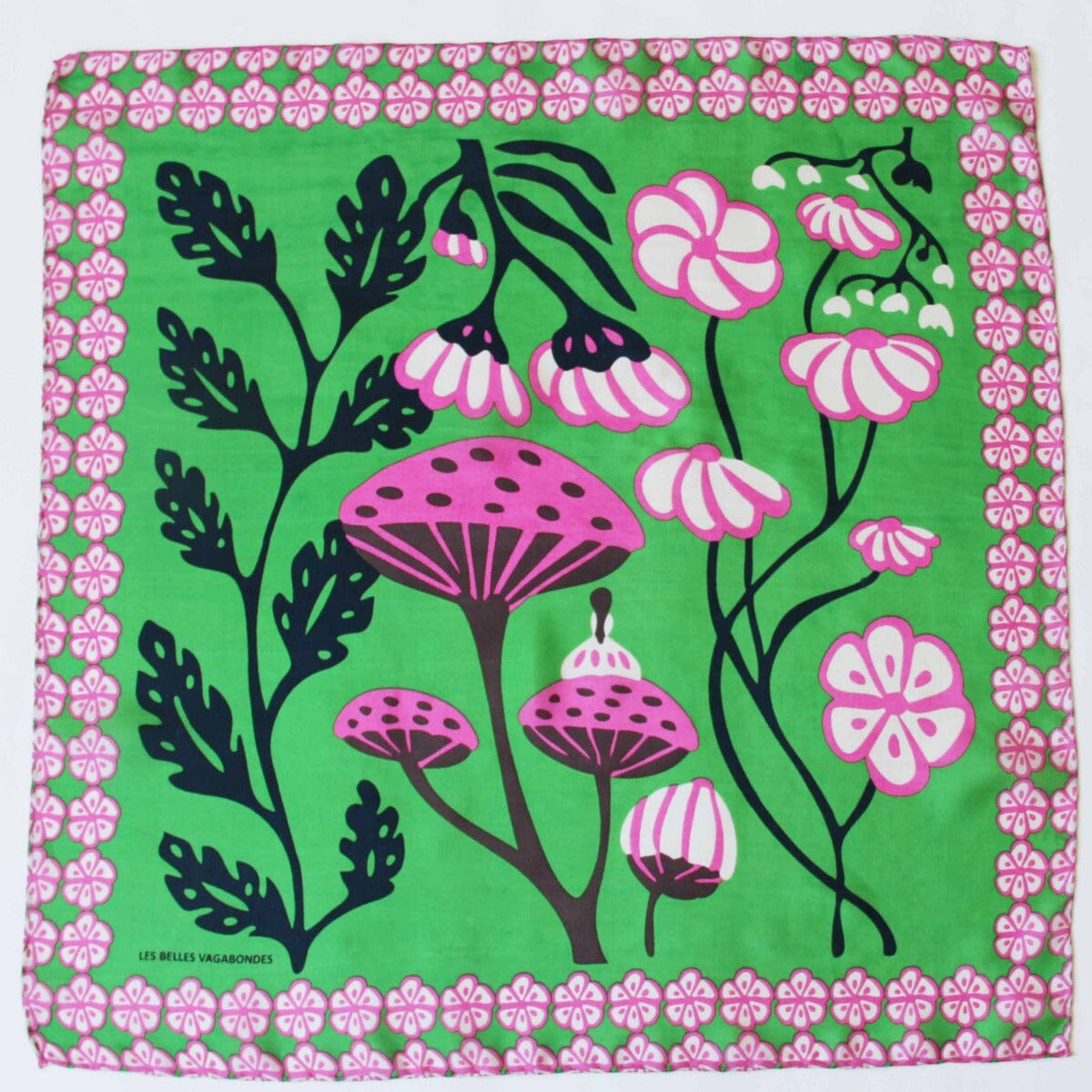 Mini Alice Green Green Scarf PL Accessories Les Belles Vagabondes 