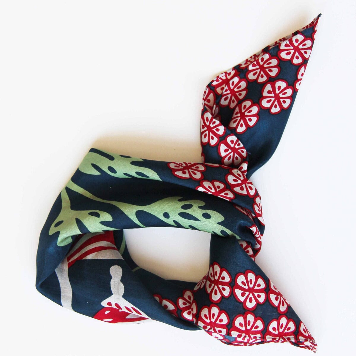 Mini Alice Marine Navy Scarf PL Accessories Les Belles Vagabondes 