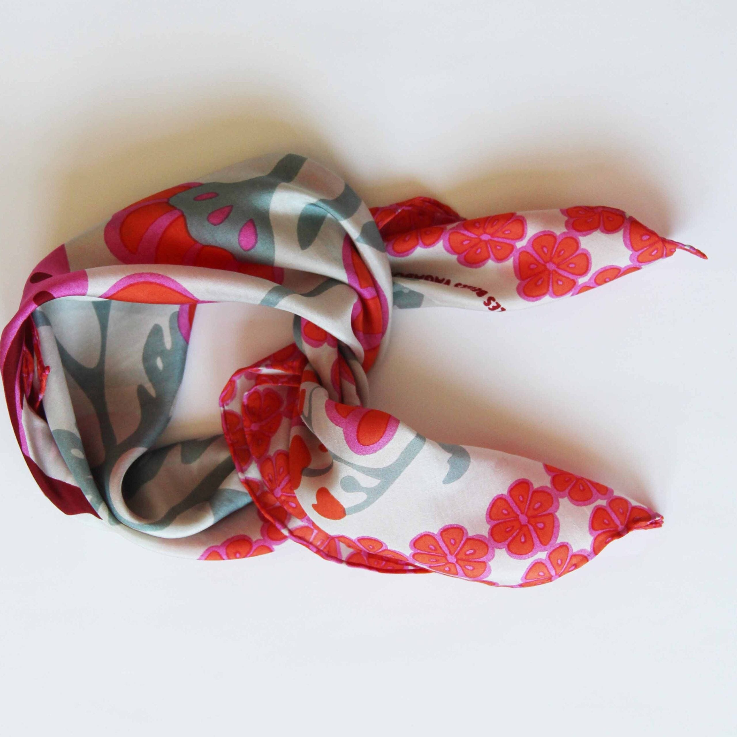 Mini Alice Orange Scarf PL Accessories Les Belles Vagabondes 