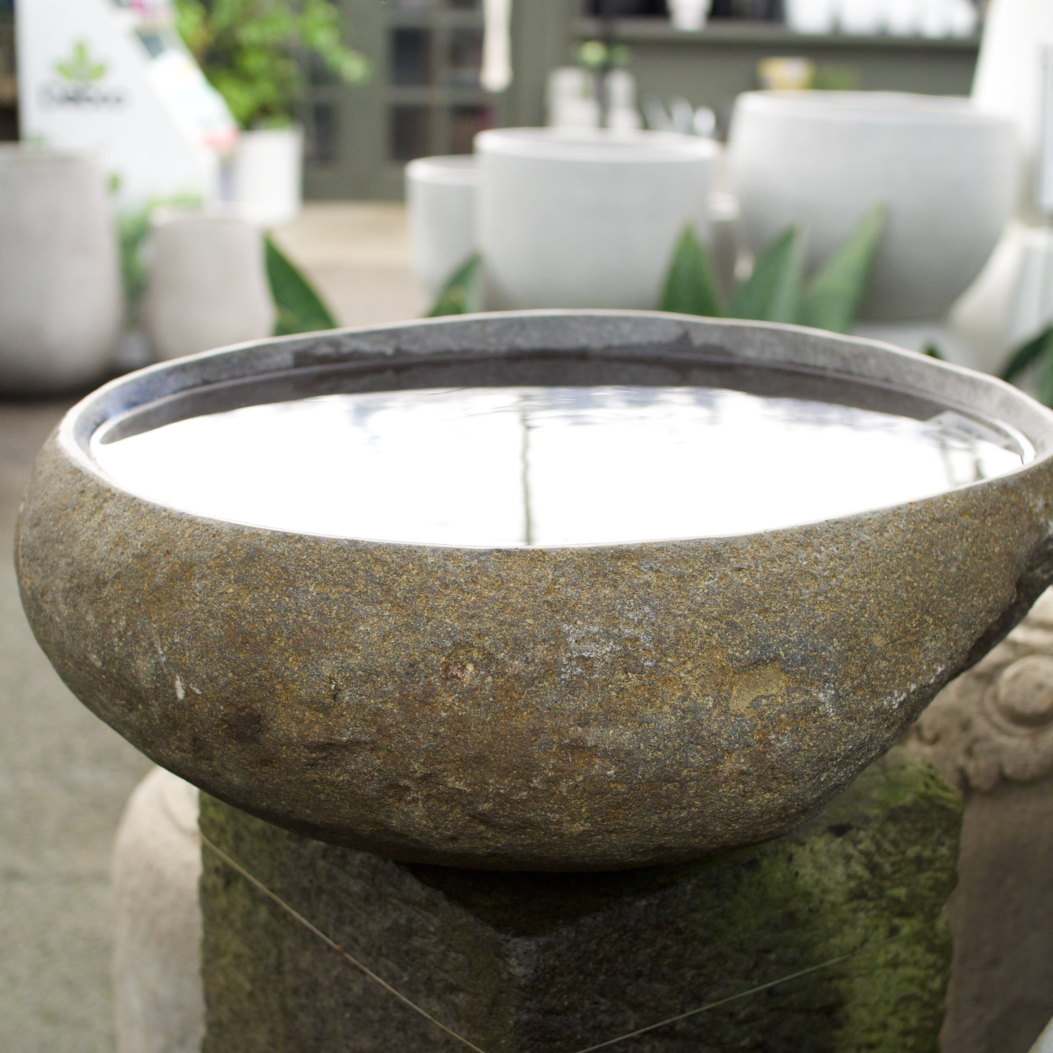 Riverstone Bowl Statues / Water features / Bird Bath Brookfield Gardens 