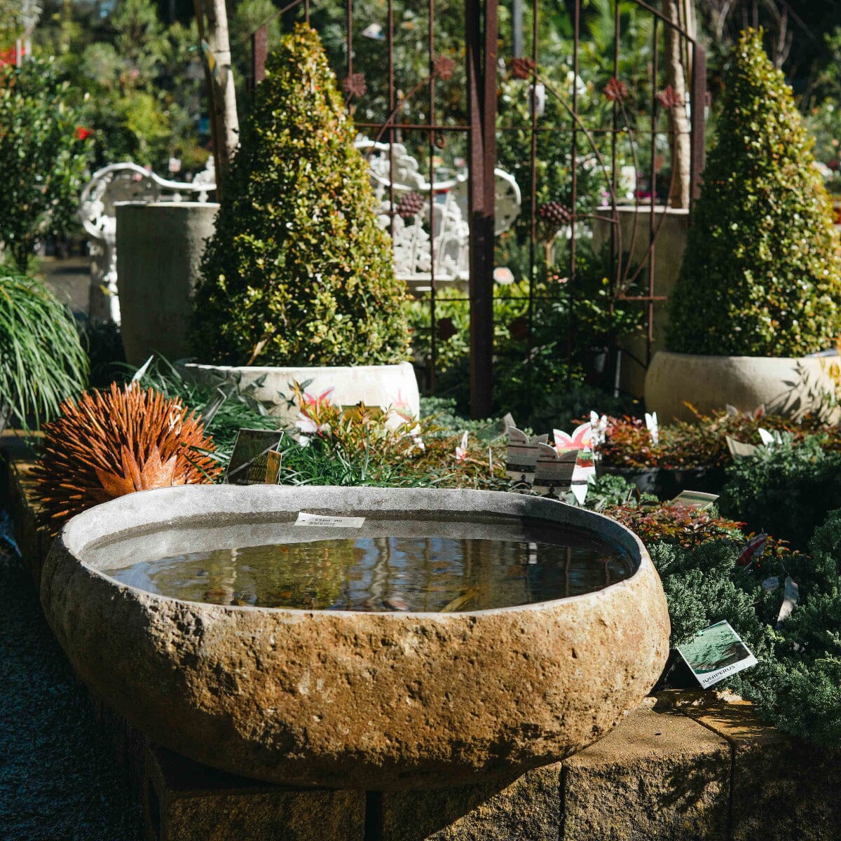 Riverstone Bowl Statues / Water features / Bird Bath Brookfield Gardens 