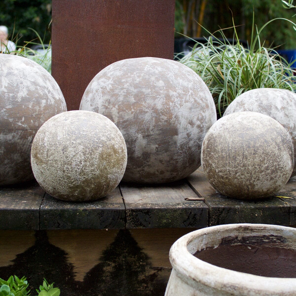 Rustica Globe Statues / Water features / Bird Bath Brookfield Gardens 